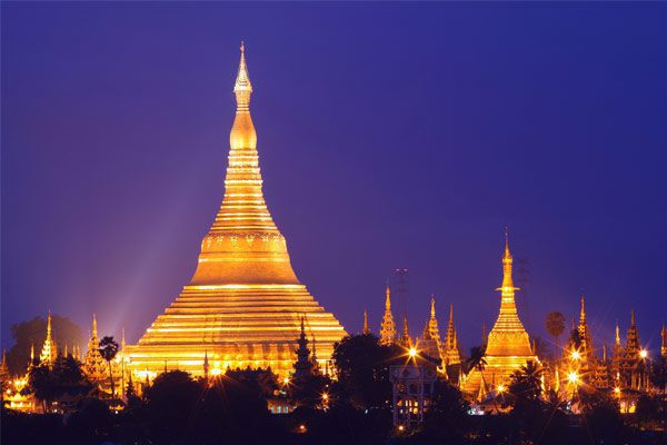 Shwedagon Paya temple, Yangon