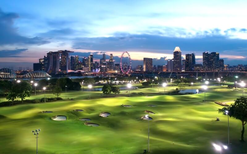 Marina Bay golf course